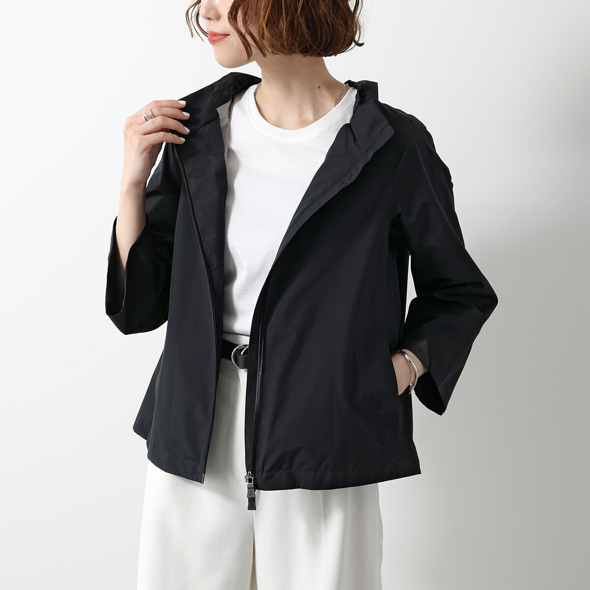 HERNO ♪ New Techno タフタ ジャケット GI000280D1 HERNO(ヘルノ)GC000395D NEW TECHNO タフタ フーデッドブルゾン