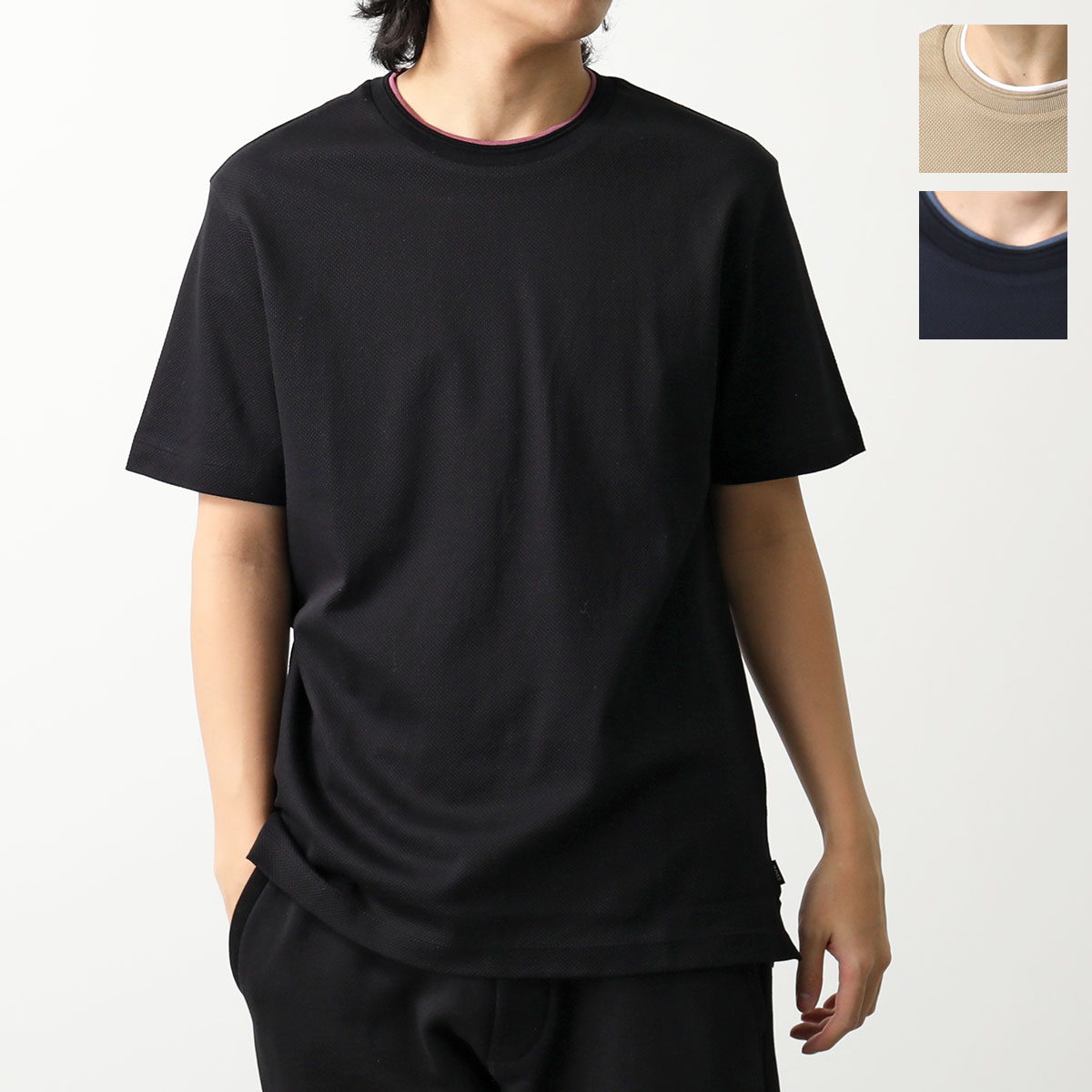 EMPORIO ARMANI ロゴテープ Tシャツ EM000377-AF10773-UC001 EMPORIO ARMANI エンポリオアルマーニ Tシャツ EM000377 AF10773
