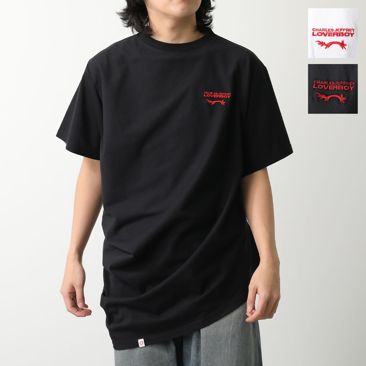 CHARLES JEFFREY LOVERBOY チャールズジェフリーラバーボーイ Tシャツ LABEL TEE 043100601 レディース 半袖 カットソー ロゴT BLACK 楽天市場】CHARLES JEFFREY LOVERBOY チャールズジェフリー