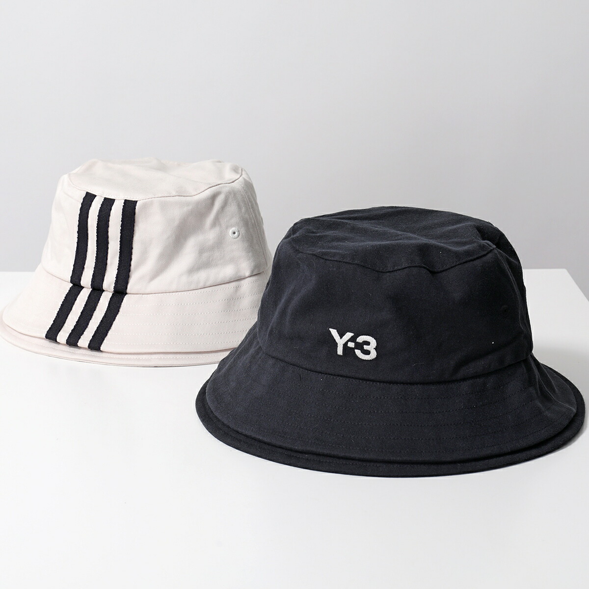 Y-3 ブラック バケットハット　美品　最安値 楽天市場】Y-3 ワイスリー バケットハット Y-3 STRP B HAT