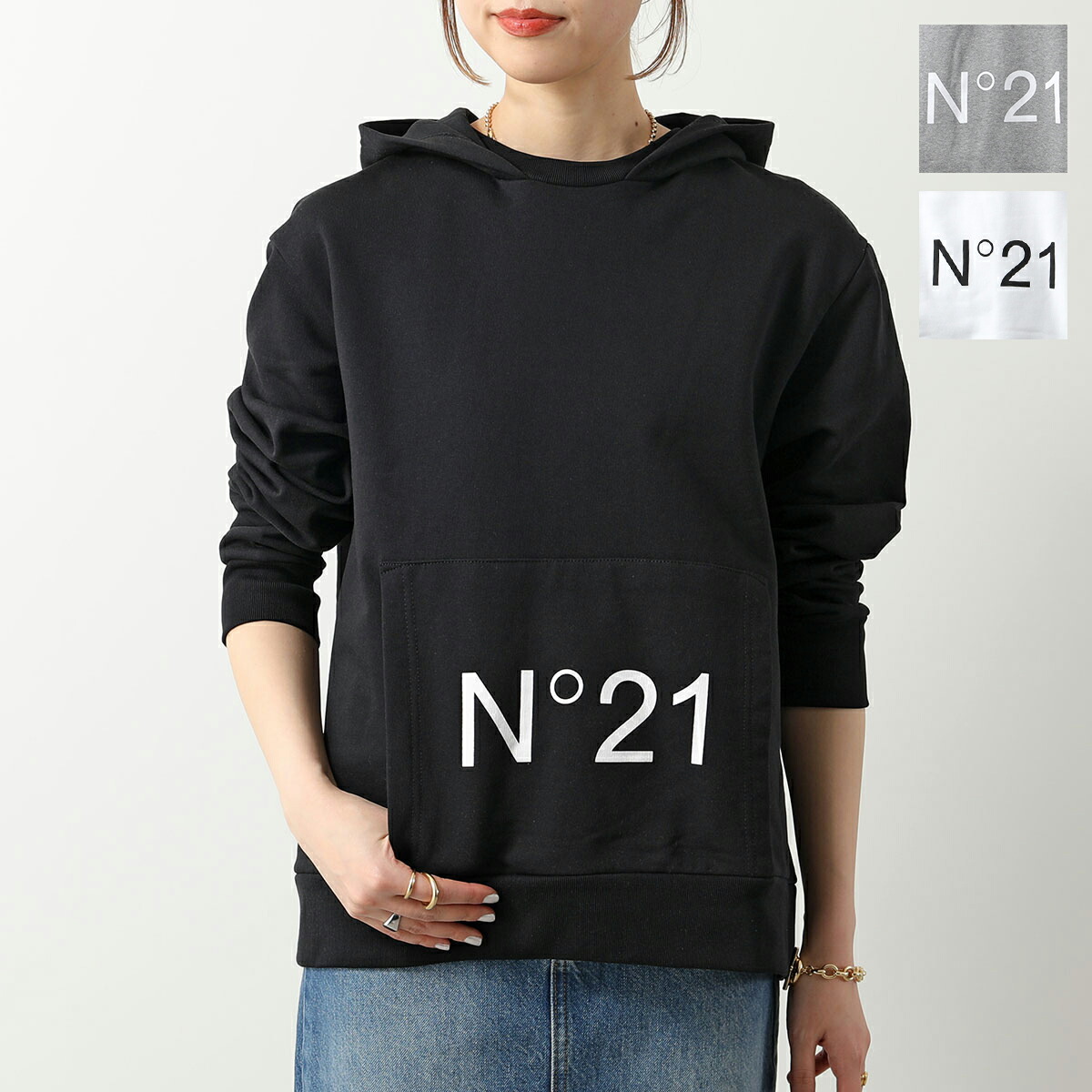 N°21 kids ヌメロヴェントゥーノ キッズ ロゴ Tシャツ 関税込】N°21 KIDS ロゴTシャツ ブラック☆大人もOK！ (N21