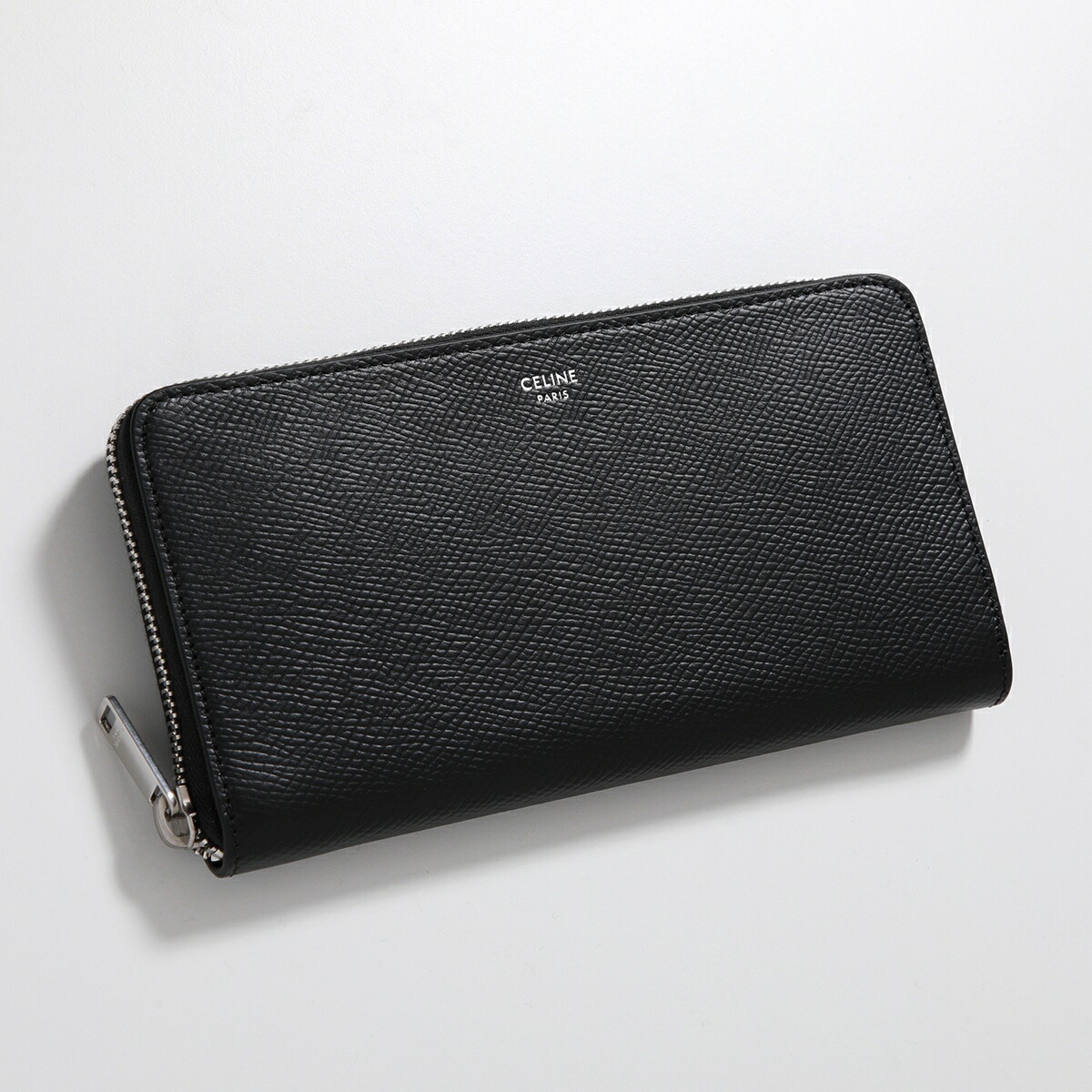 ✨未使用展示品✨　CELINE 長財布　ラージジップドウォレット　ファスナー セリーヌ/長財布/ラージ ジップドウォレット/ペブル(グレージュ