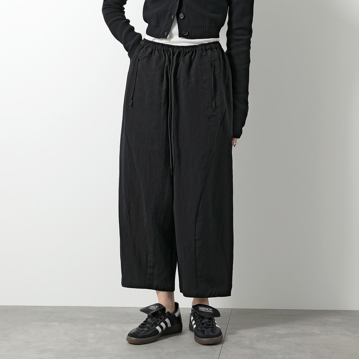 Y-3 ワイドパンツ カーゴパンツ ブラック クロップド S ヨウジ 楽天市場】Y-3 ワイスリー カーゴパンツ W CLASSIC TECH SILK