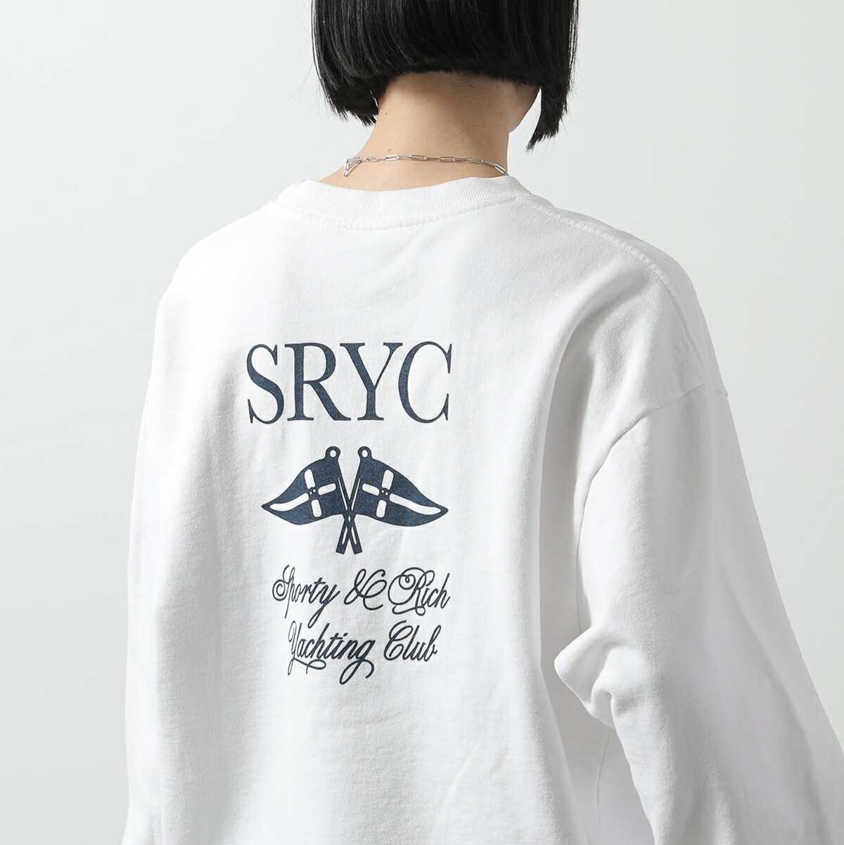 sporty&rich スポーティーアンドリッチ ロゴ スウェット トレーナー 楽天市場】SPORTY＆RICH スポーティアンドリッチ トレーナー