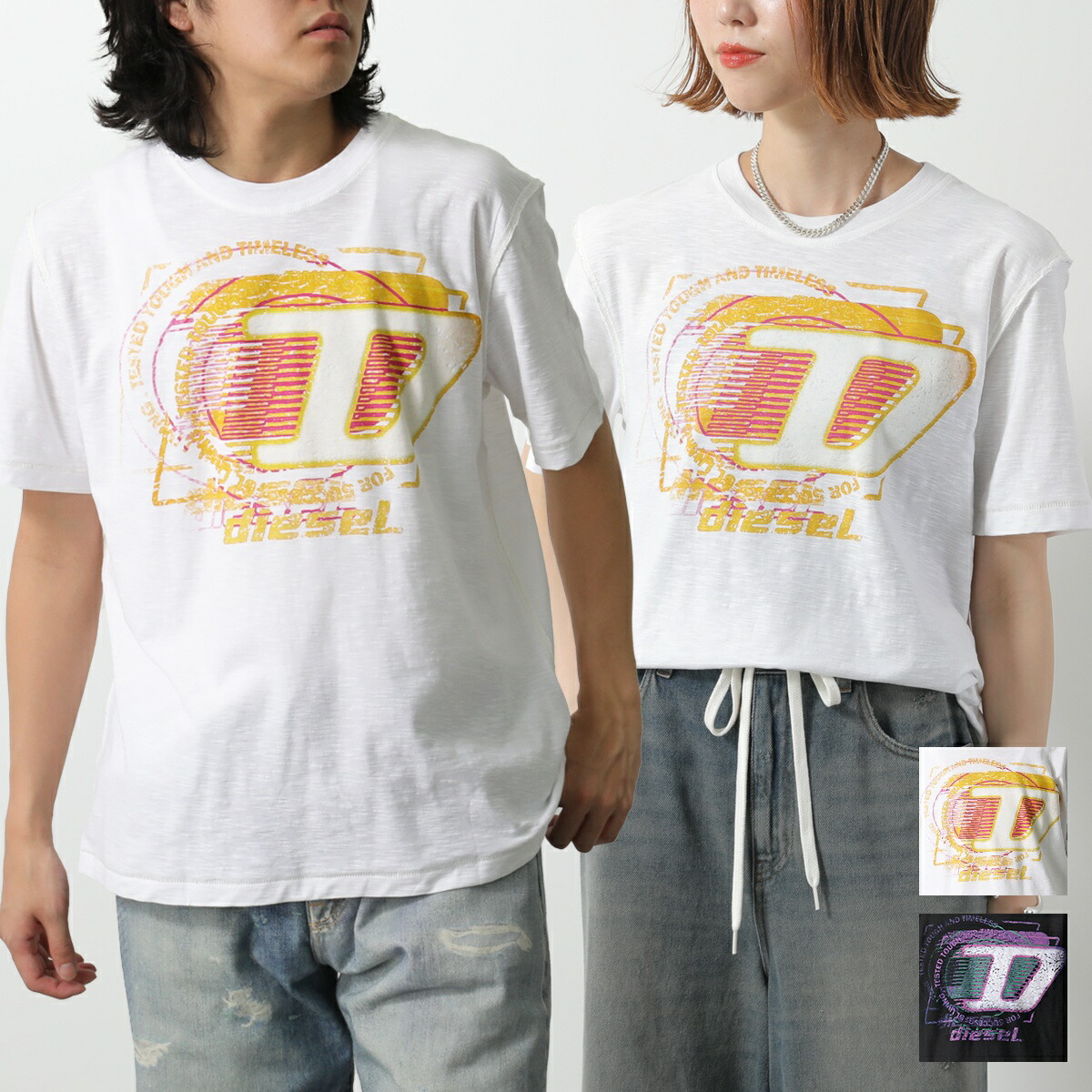 DIESEL Tシャツ T-DOXT A16185 0GIAS 半袖 コットン ディーゼル DIESEL DIESEL Tシャツ TーDOXT A16185 0GIAS 半袖