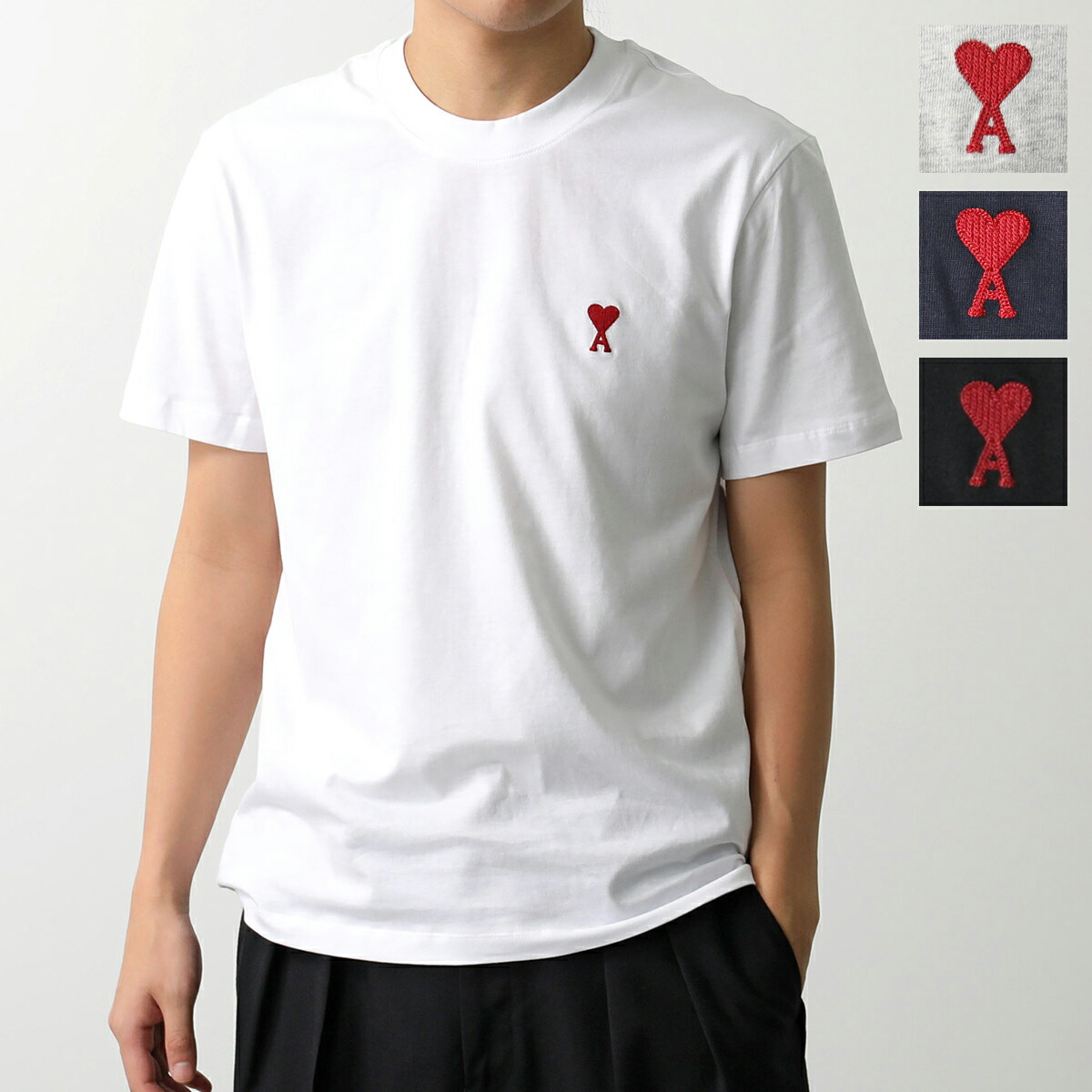 楽天市場】ami paris アミパリス Tシャツ BFUTS005.726