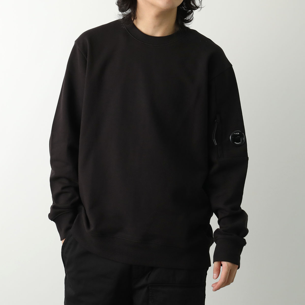 スウェット・トレーナー C.P. COMPANY GOGGLE LOGO SWEATER CP Company（シー・ピー・カンパニー）メンズ トレーナー