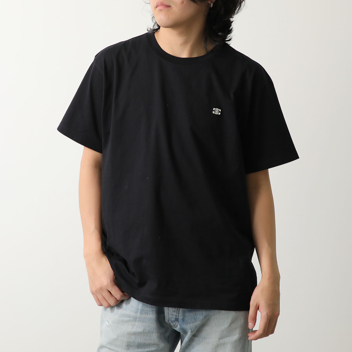 楽天市場】CELINE セリーヌ Logo Loose T-Shirts Tシャツ メンズ