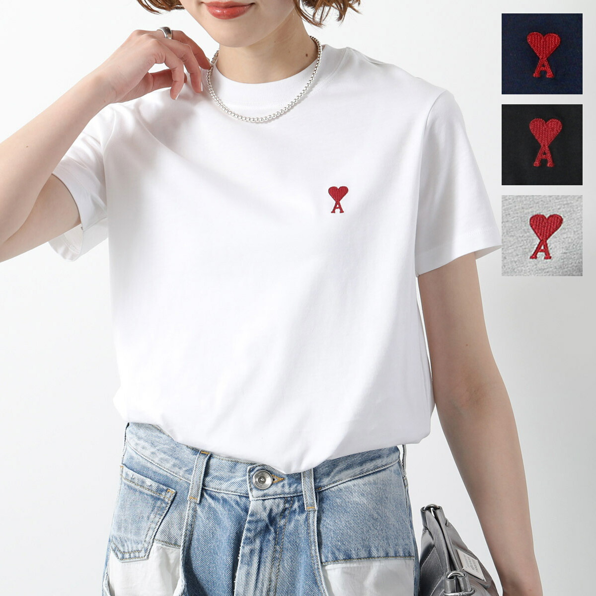楽天市場】AMI Paris アミ パリス AMI DE COEUR Tシャツ 半袖