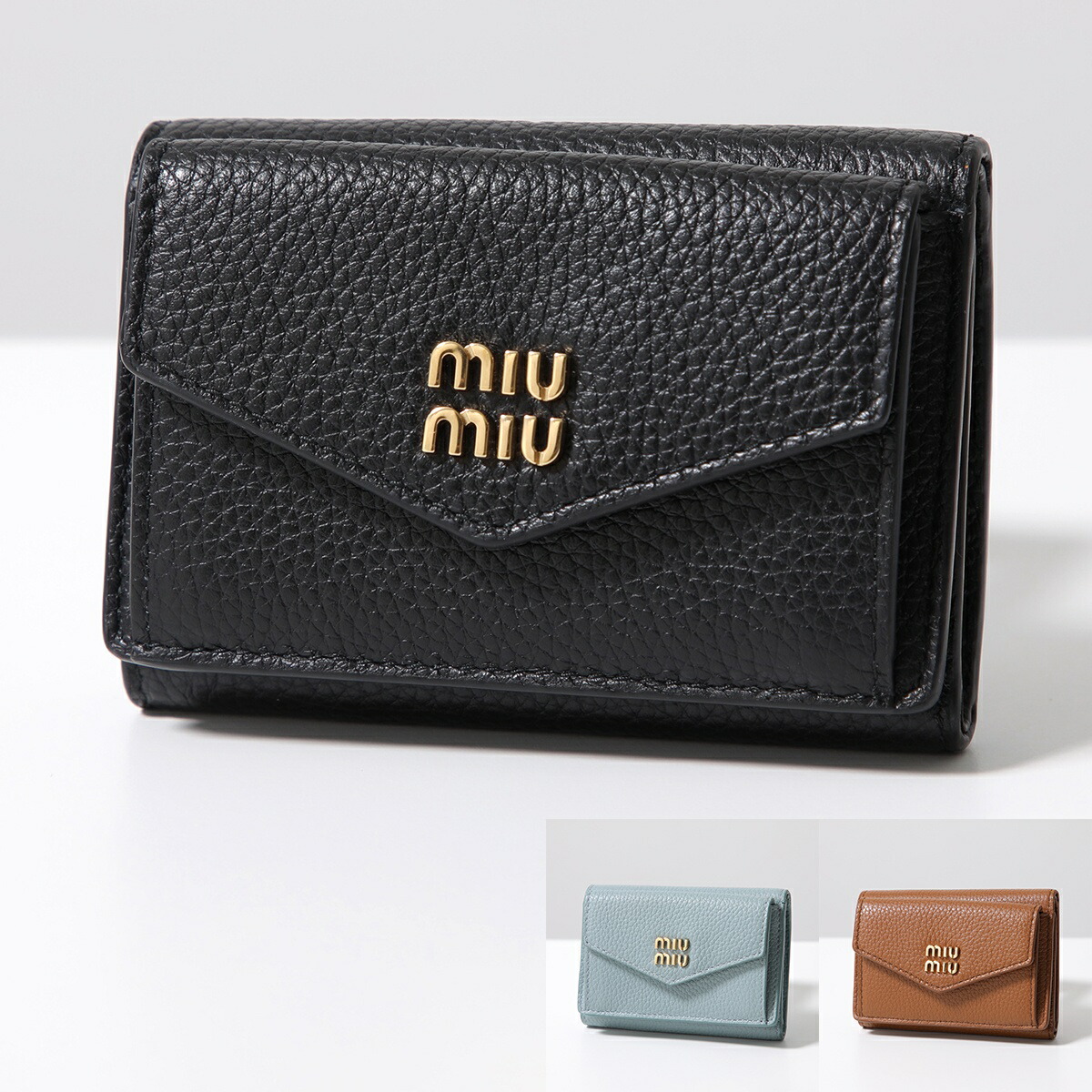 楽天市場】MIUMIU ミュウミュウ 三つ折り財布 MATELASSE