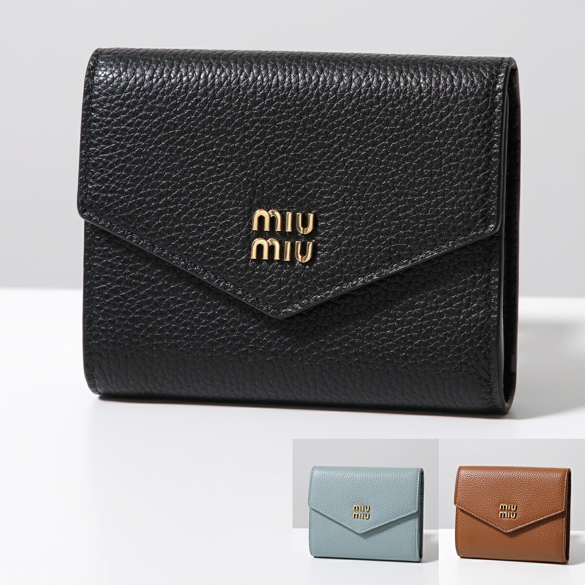ミュウミュウ miumiu 二つ折り財布 楽天市場】MIUMIU ミュウミュウ 二つ折り財布 5MH040 2DT7