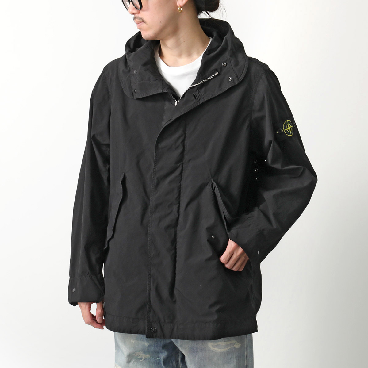 Stone Island アウター フルジップ ジャケット フード Stone Island アウター フルジップ ジャケット フード