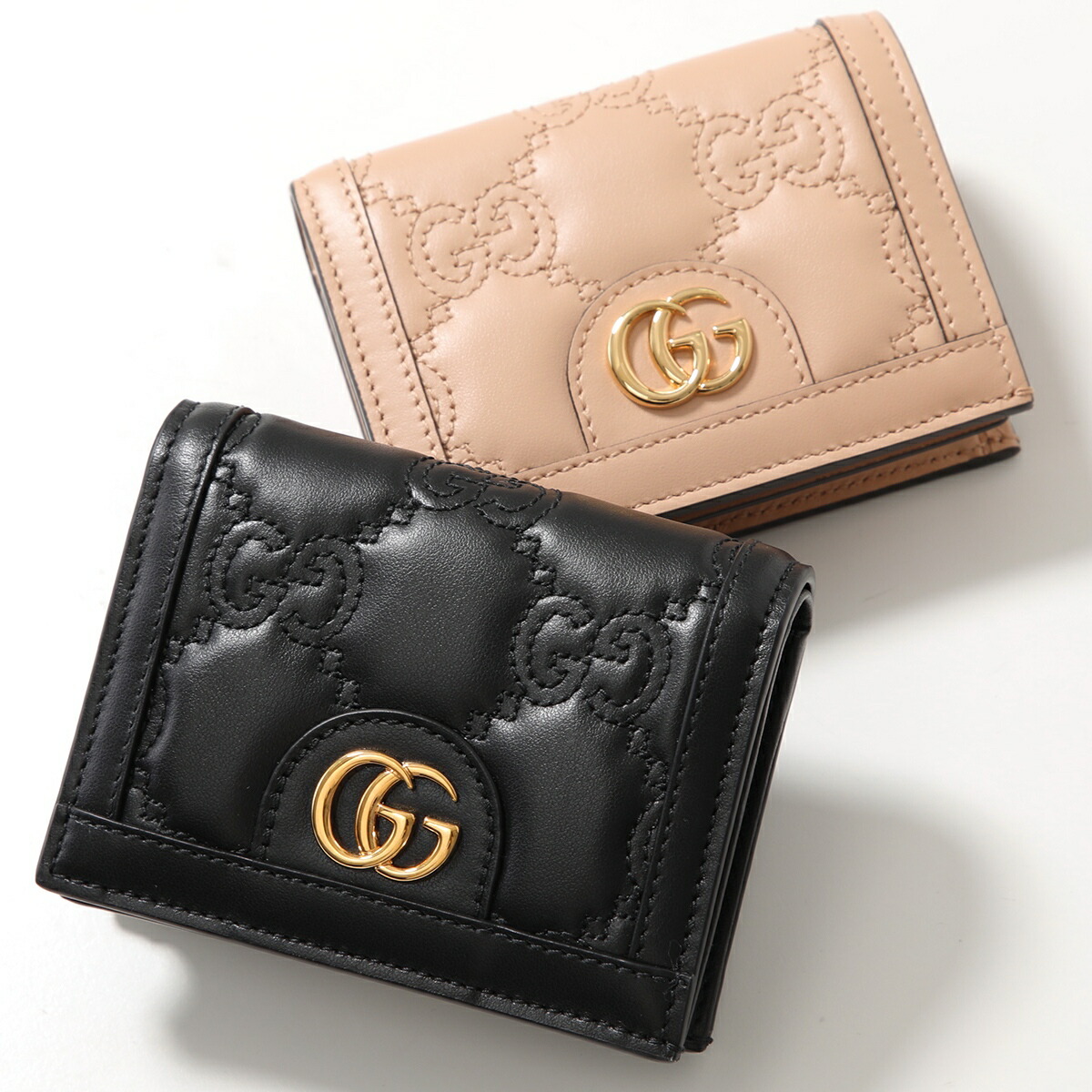 グッチ GGマトラッセ 二つ折り財布 723799 GG コンパクトウォレット 楽天市場】グッチ GUCCI 財布 二つ折り GGマトラッセ