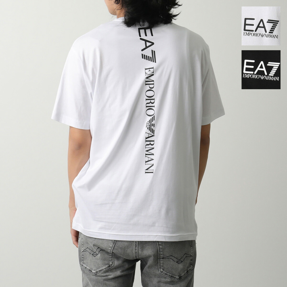 国内発送 EA7 アルマーニ 半袖Tシャツ 8NTT66 TJFKZ 370410100_1.jpg