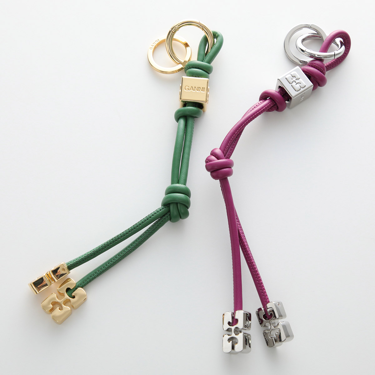 楽天市場】GANNI ガニー キーリング Apple Banana Keyring