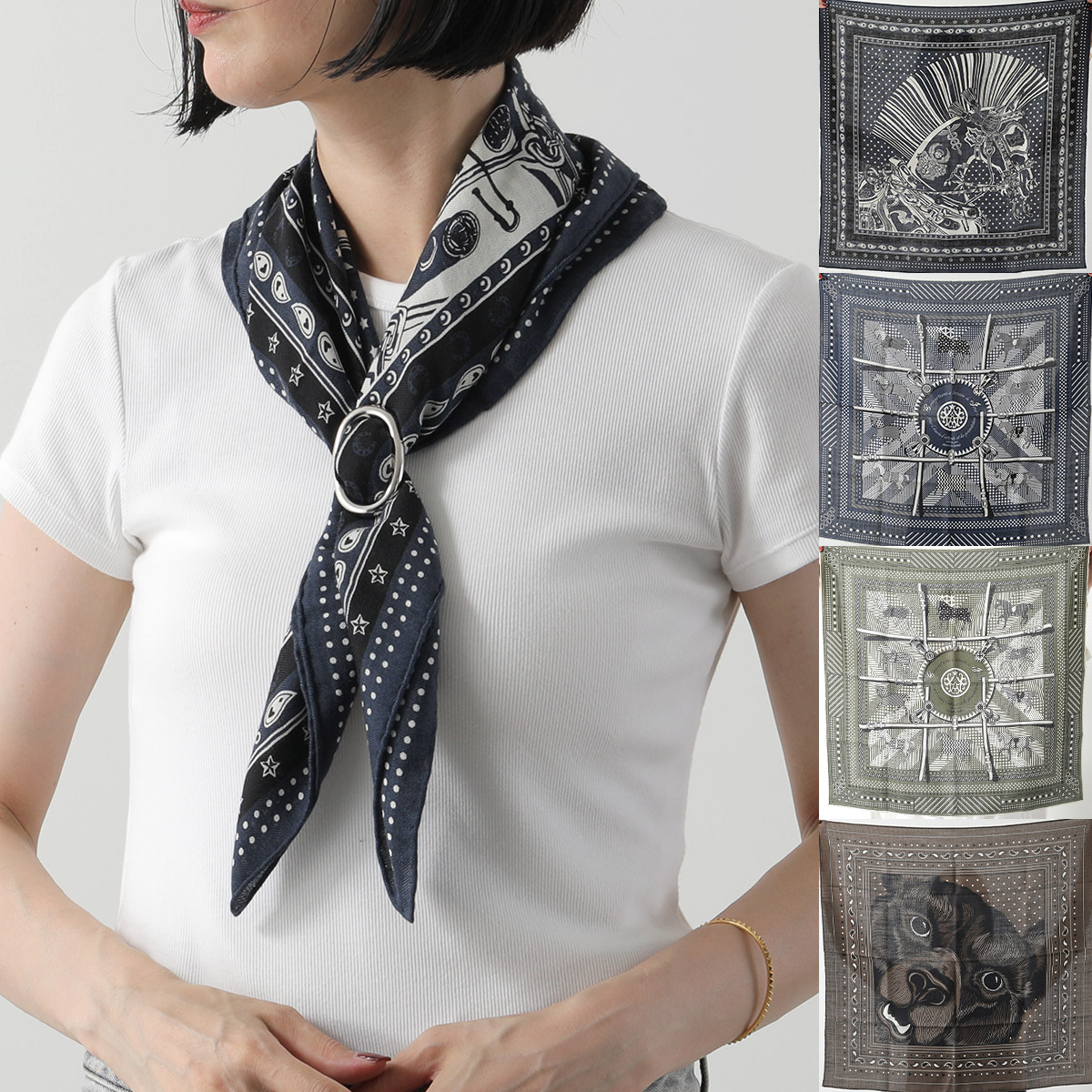 楽天市場】HERMES エルメス クッション アヴァロン CUSHION