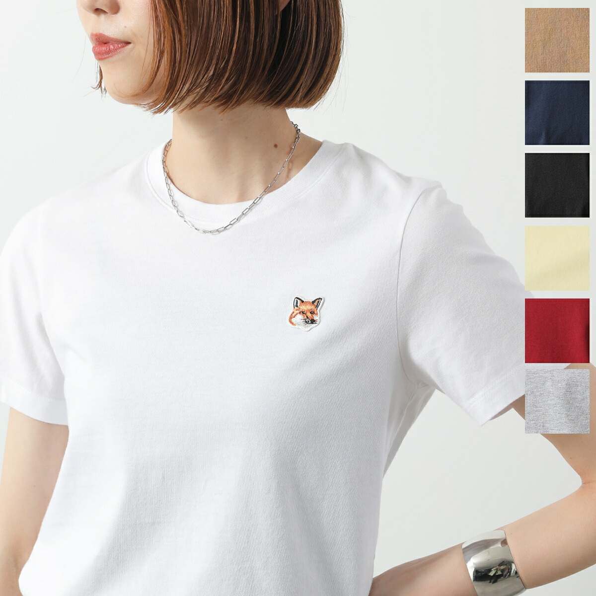 Maison Kitsune Tシャツ 半袖 アウトレット HM00107KJ0008 楽天市場】【8/20限定・最大2万円OFFクーポン配布中】MAISON