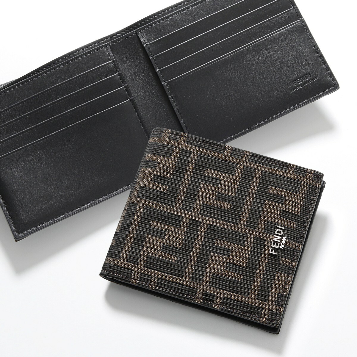 国内発送★FENDI★Roma 折りたたみ財布 すぐ届く∞FENDI国内直営∞フェンディ 折りたたみ財布 (FENDI