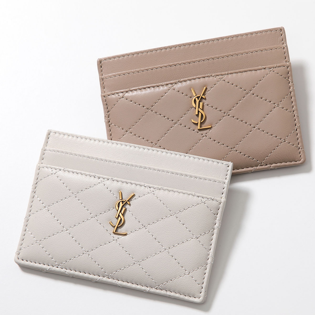 サンローラン♡コインケース　ソフトレザー　キルティング　カサンドラ　シルバー金具 楽天市場】SAINT LAURENT サンローラン コインケース 743107