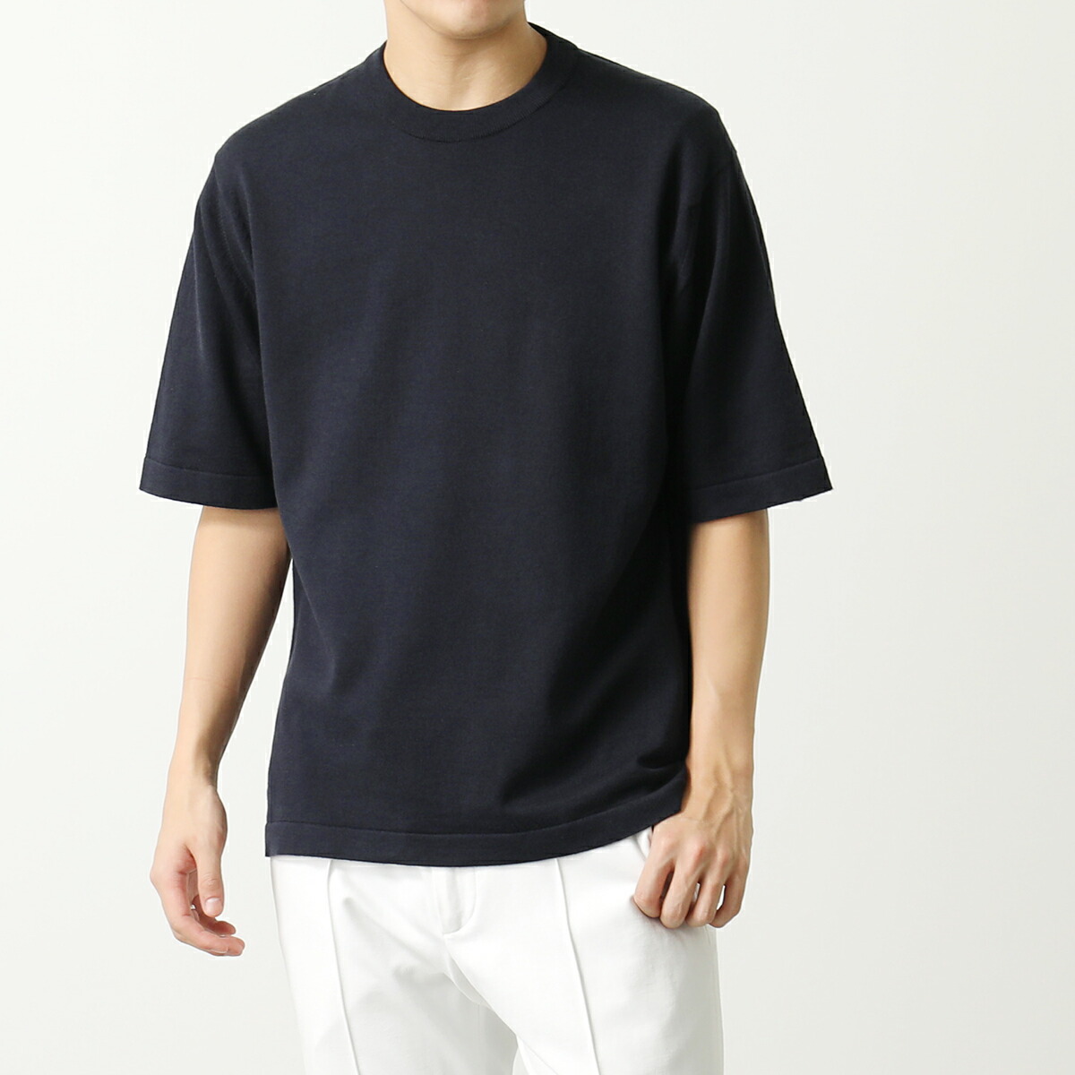 474 新品 ジョンスメドレー TINDALL 半袖コットンニットＴシャツ L JOHN SMEDLEY｜ジョンスメドレー日本公式