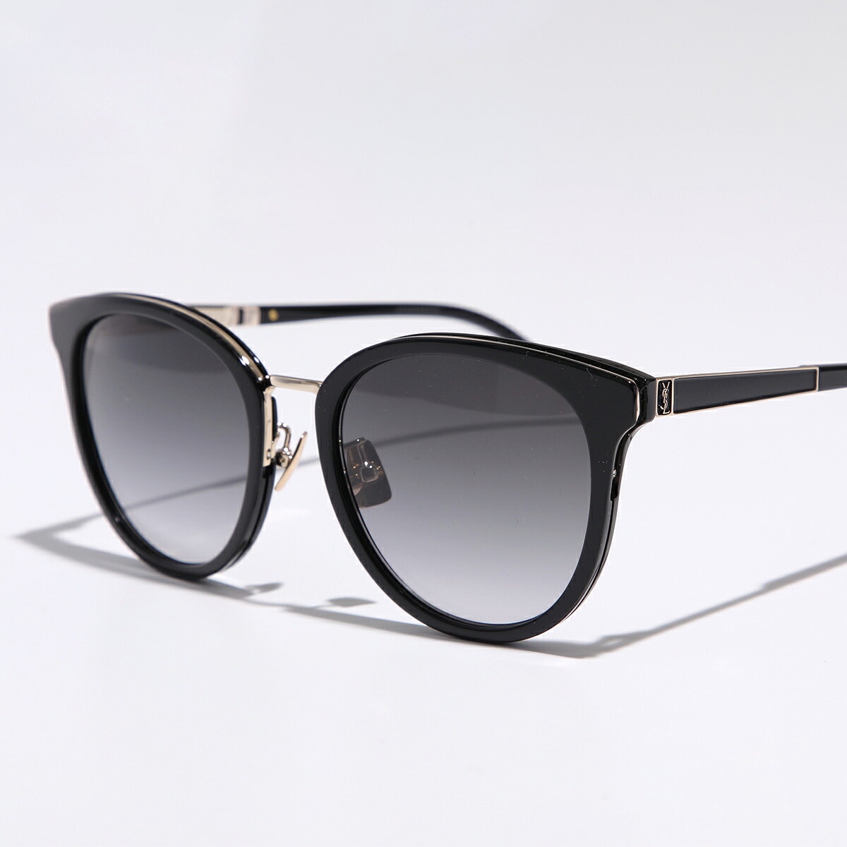 SAINT LAURENT サンローラン サングラス SL M101 レディース ボストン型 セルフレーム フルリム クリングスタイプ メタルロゴ アイウェア 002【dc_kikaku】｜インポートセレクトmusee
