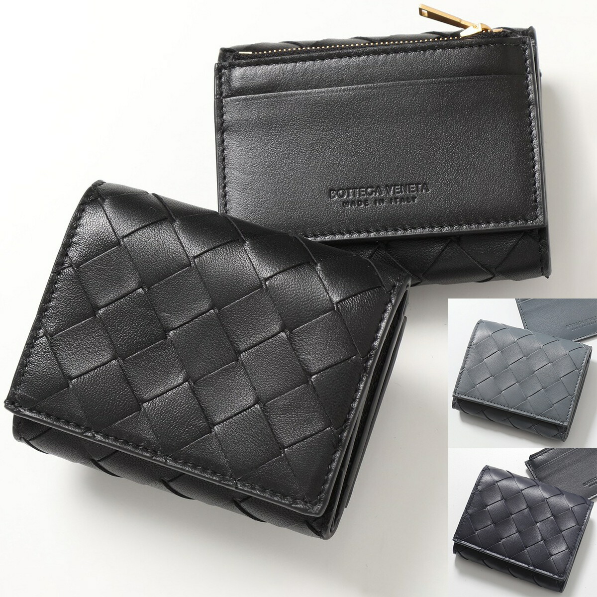サマーセール✩Bottega Veneta ブラック三つ折り財布 楽天市場】ボッテガヴェネタ BOTTEGA VENETA 財布 三つ折り財布