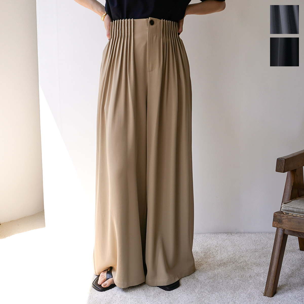 新品マックスマーラ　Weekend　リラックスパンツ　キャメル MAXMARA WEEKEND LINE MAX MARA ウィークエンド マックスマーラ