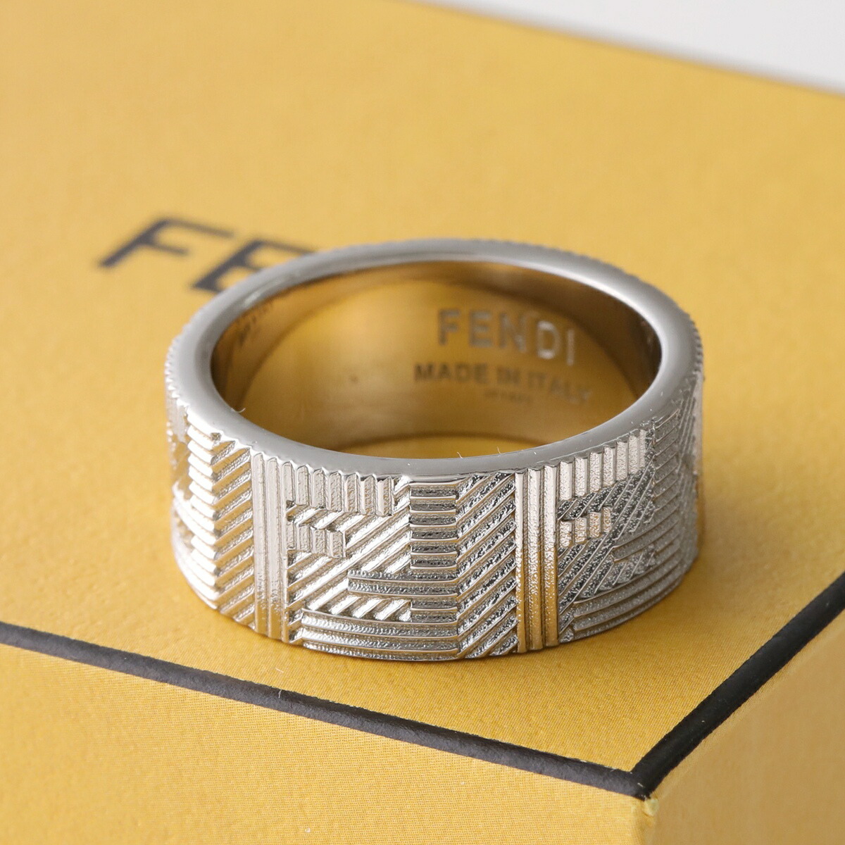 か*き様 FENDI FFリング　サイズS（19号位） FENDI FFリング サイズS（19号位） アクセサリー