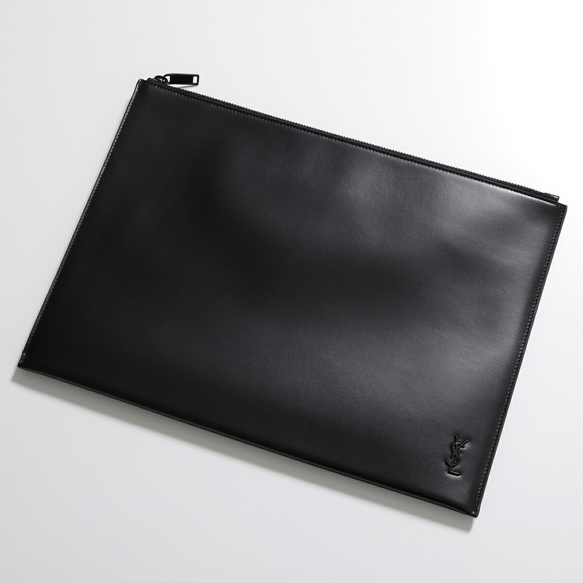 SAINT LAURENT サンローラン クラッチバッグ 607782 1JB0U メンズ レザー カサンドラロゴ セカンドバッグ 鞄 1000 6077821JB0U1000 42,244円