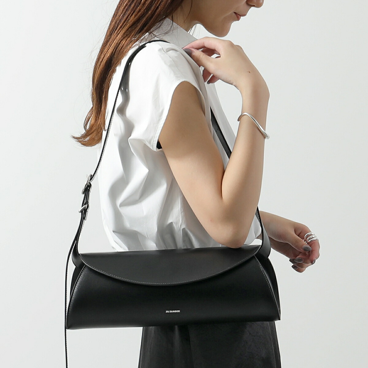 楽天市場】ジルサンダー JIL SANDER ショルダーバッグ ブラック