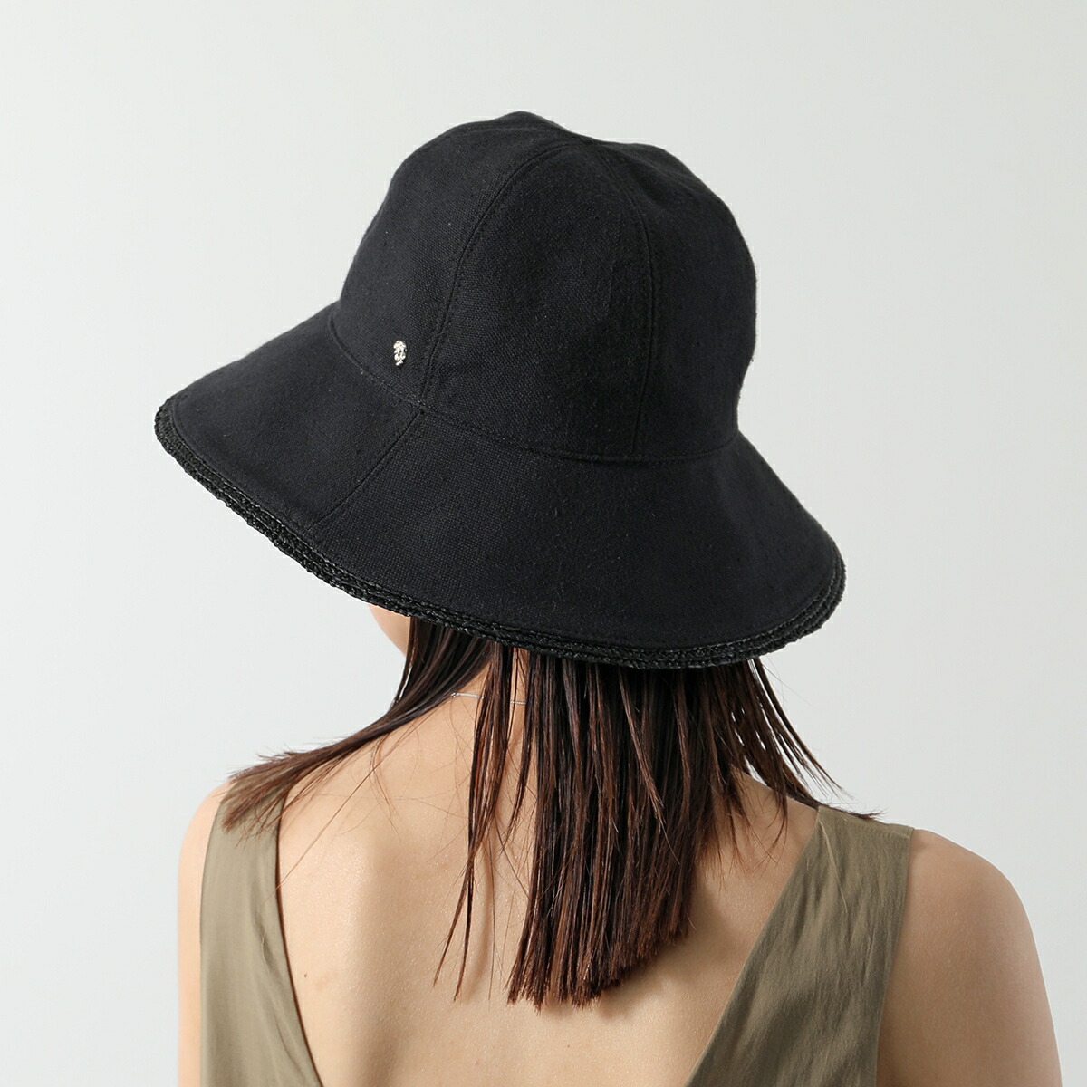 【極美品】ヘレンカミンスキー VALENCE 6 ラフィアハット黒 つば広 夏 極美品】ヘレンカミンスキー VALENCE 6 ラフィアハット黒 つば広