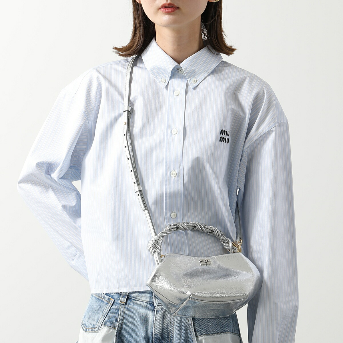 【お1人様1点限り】 楽天市場】GANNI ガニー ショルダーバッグ Bou Bag Mini バッグ