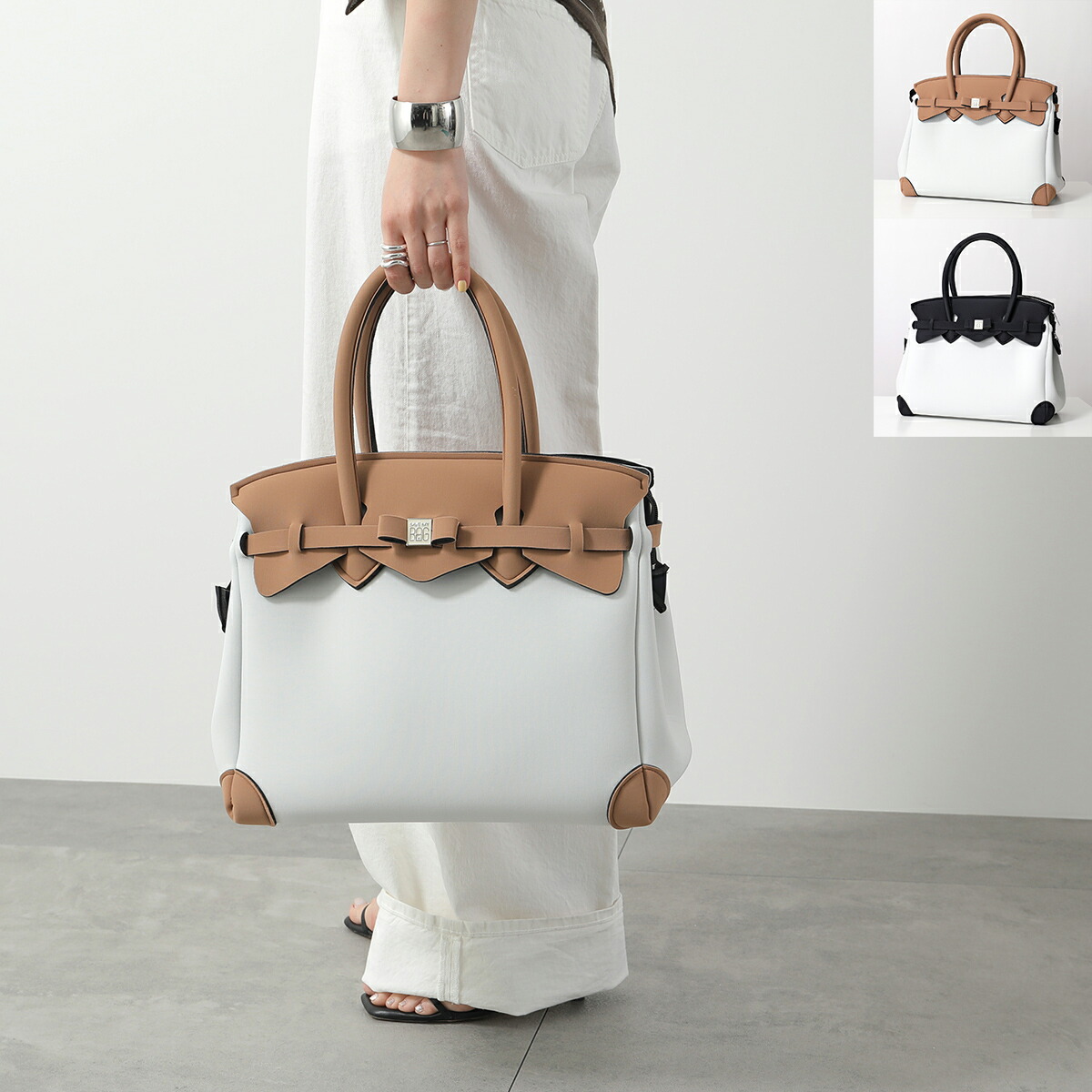 SAVE MY BAG ハンドバッグ T-PETITE MISS CHEVAL T143N-LY-TU セーブマイバッグ SAVE MY BAG SAVE MY BAG ハンドバッグ T