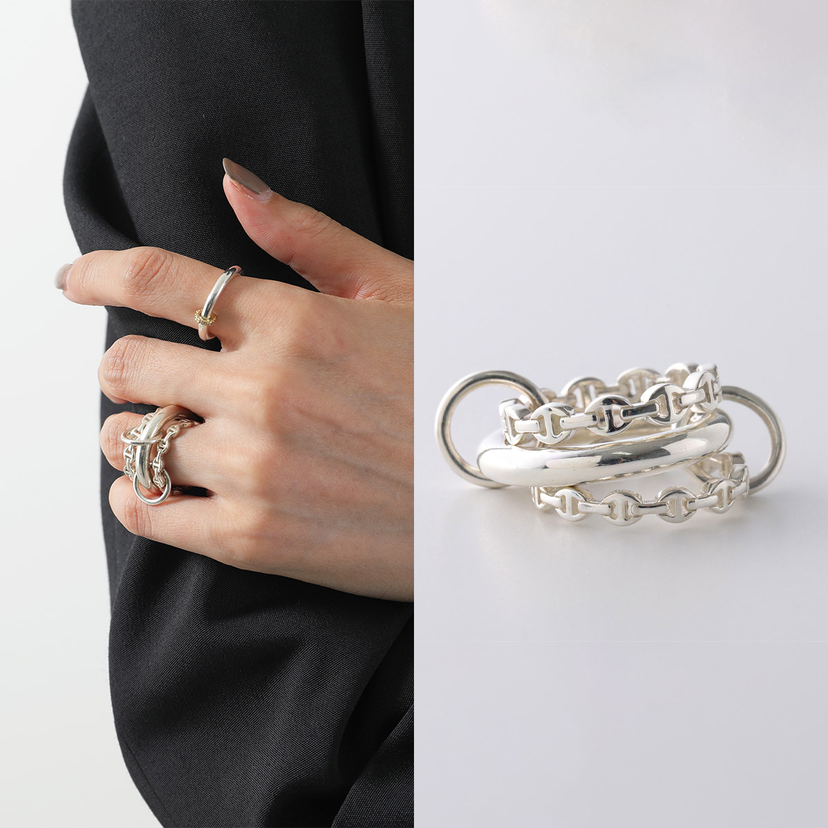 5/3まで限定価格！ホーセンブース　ファントムカフ BRUTE PHANTOM｜silver｜Ring｜HOORSENBUHS(ホーセンブース