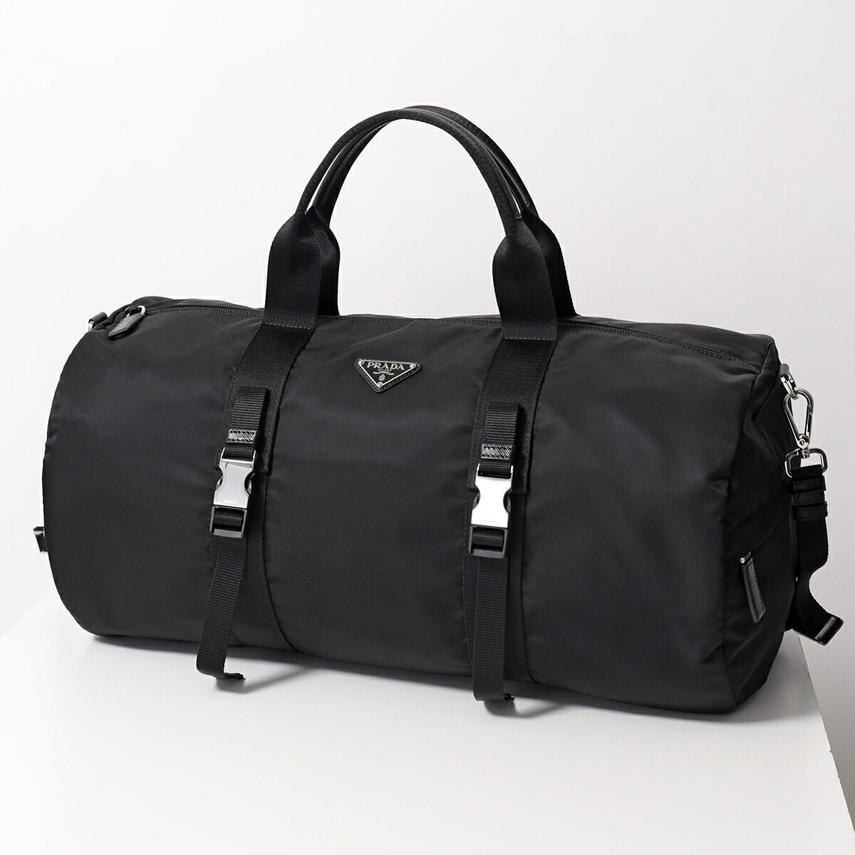 プラダ レザーボストンバッグ ブラック ◇ 美品 ◇ PRADA プラダ レザー ボストン バッグ ブラック 黒