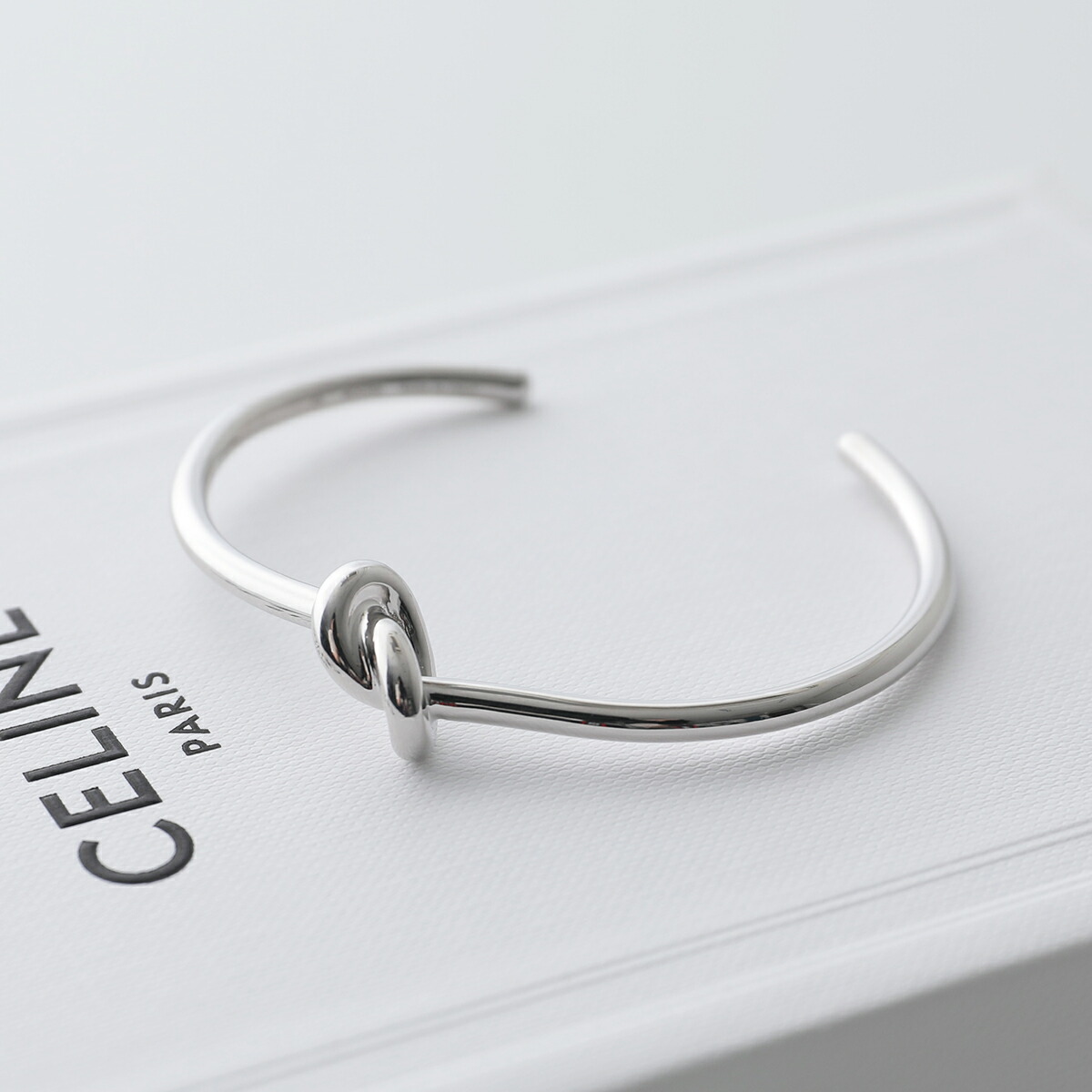 CELINE セリーヌ Silver-Tone Strass クリスタル ブレスレット セリーヌ CELINE CELINE ブレスレット 460JG6BRA.36SI Triomphe