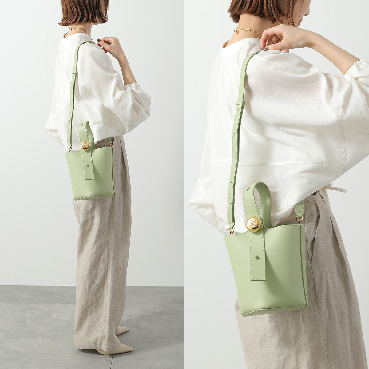 【LOEWE】Mini Pebble Bucket bag ミニ ペブルバケットバッグ LOEWE】Mini Pebble Bucket bag ミニ ペブルバケットバッグ