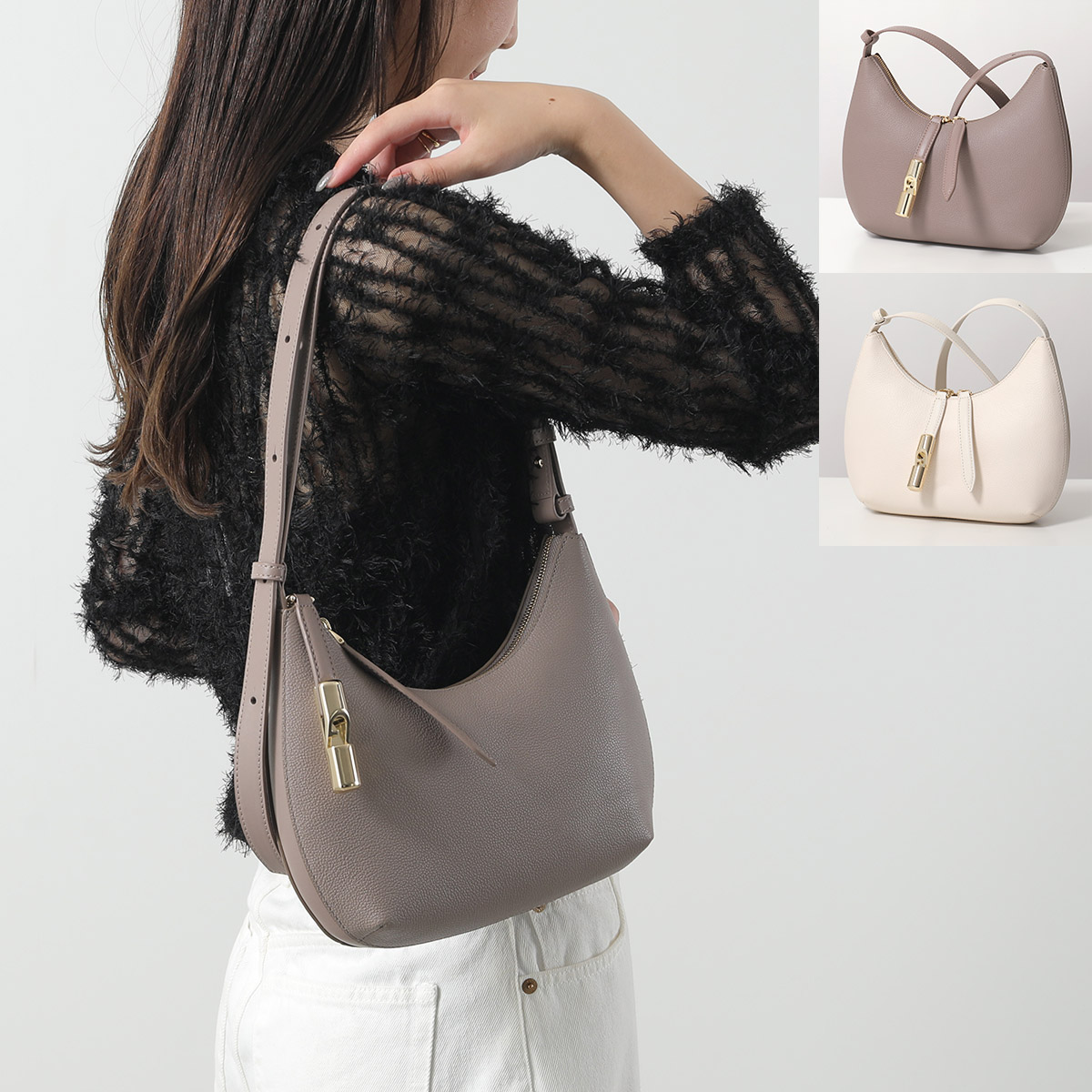 フルラ GOCCIA ミニ クロスボディバッグ ブラック Furla Goccia Mini Black Crossbody Bag | Balardi