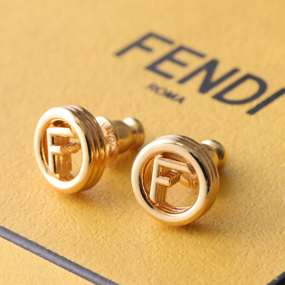 FENDI フェンディ F ピアス ゴールド 関税送料無料 エフ イズ フェンディ ピアス ゴールド仕上げ ゴールド | Fendi