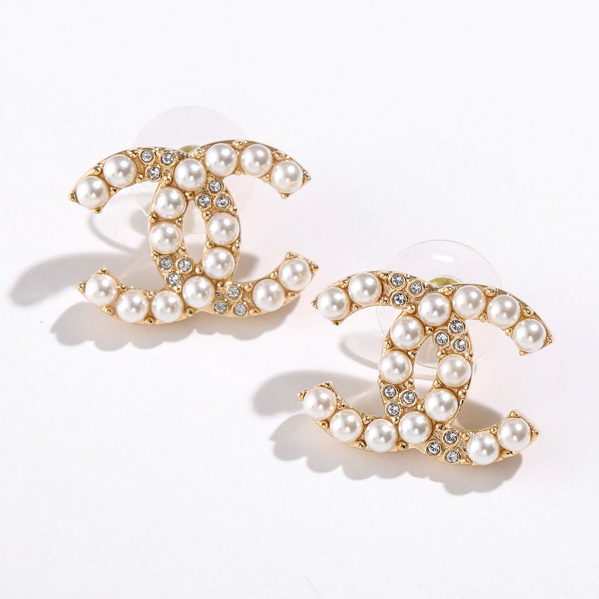 楽天市場】CHANEL シャネル ピアス ABB852 B14482 レディース CC