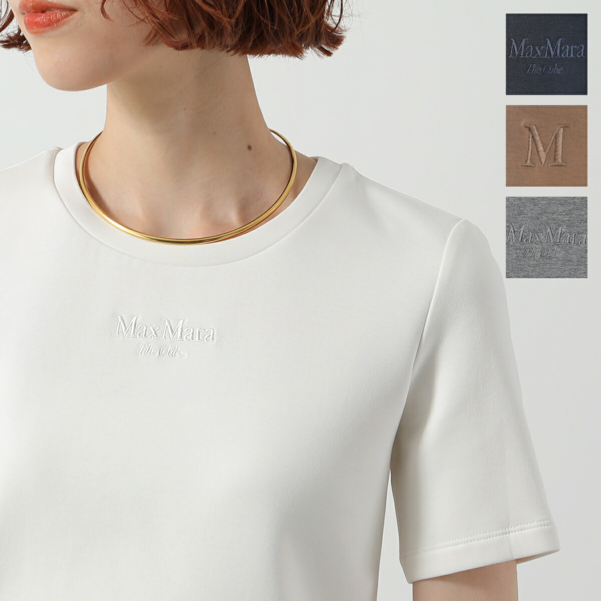 Tシャツ・カットソー Max Mara White viscose blend Adelio t-shirt Adelio viscose blend T-shirt MAX MARA - Nugnes1920
