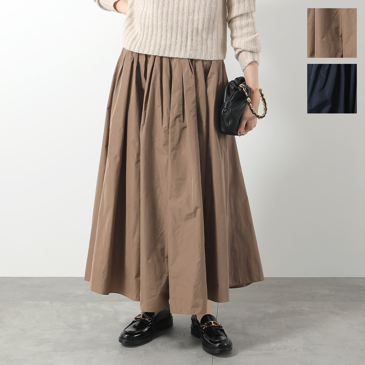 新作★VIP価格【Max Mara】タバリン キャンバス スカート org.jpg