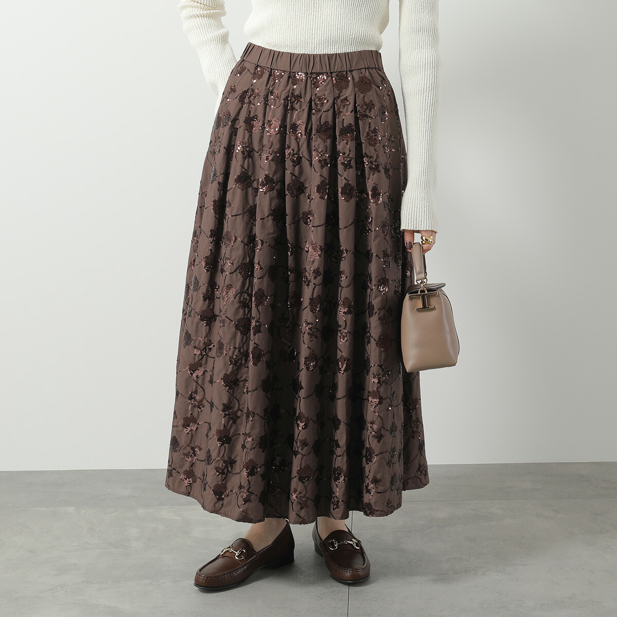 MAX MARA PRIMAVERA フレアワイド ジャージースカート 36 MAXMARA WEEKEND LINE MAX MARA ウィークエンド マックスマーラ
