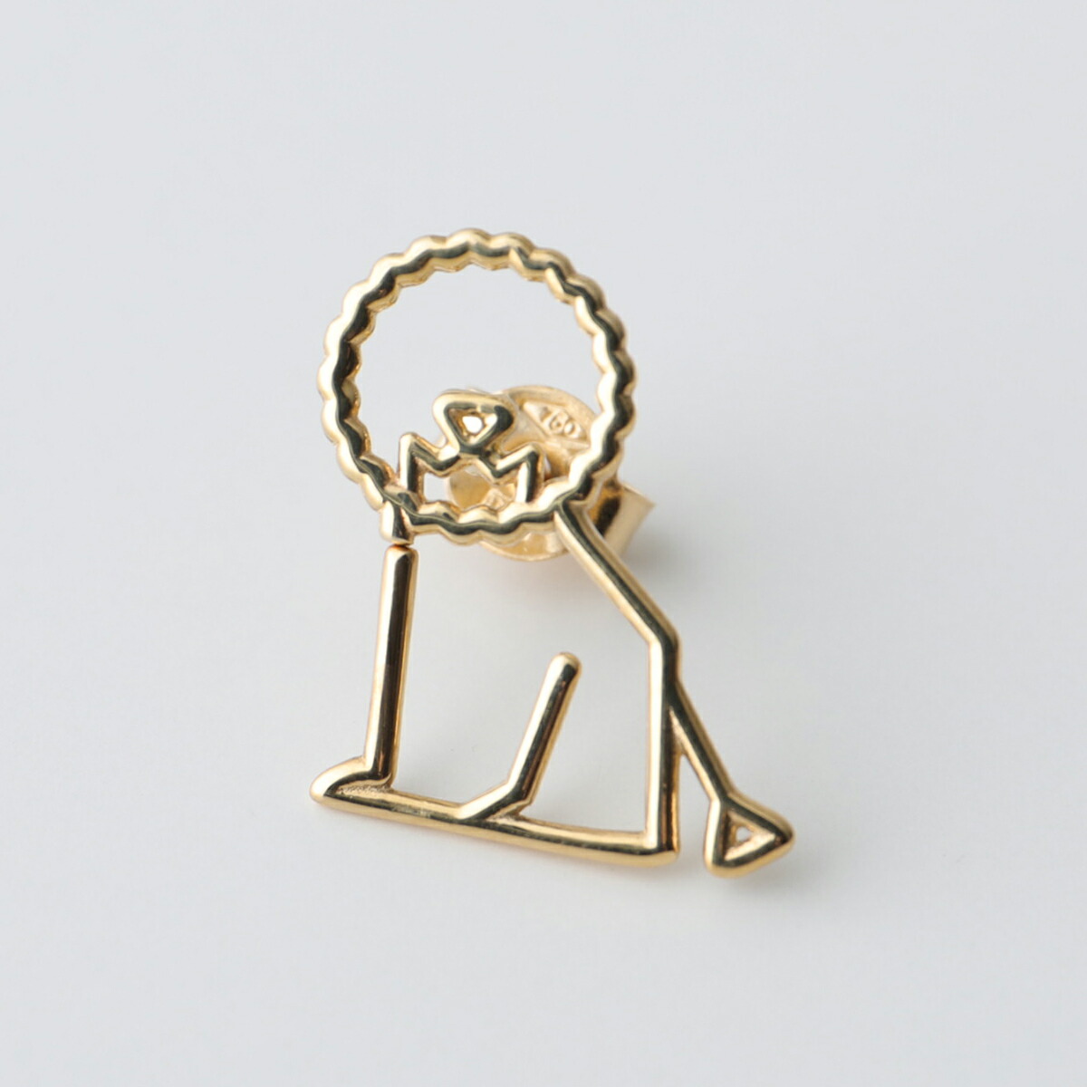 フランス発送 ALIITA 片耳ピアス DINO EARRING ALIITA アリータ ピアス DINO PURO EARRING SINGLE レディース