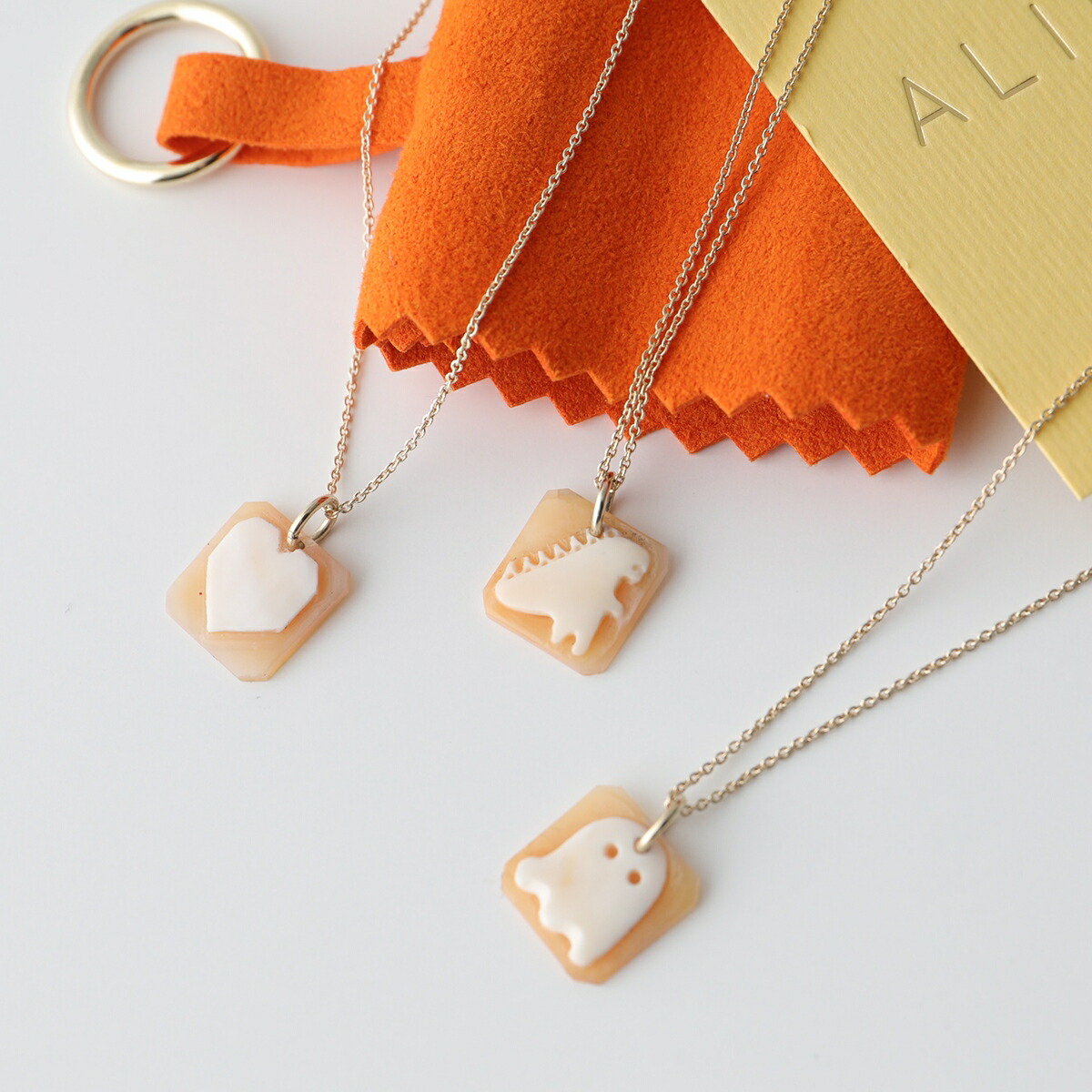 ALIITA ネックレス DINO BRILLANTE NECKLACE ROLO Dino Esmeralda Gold Necklace - ALIITA