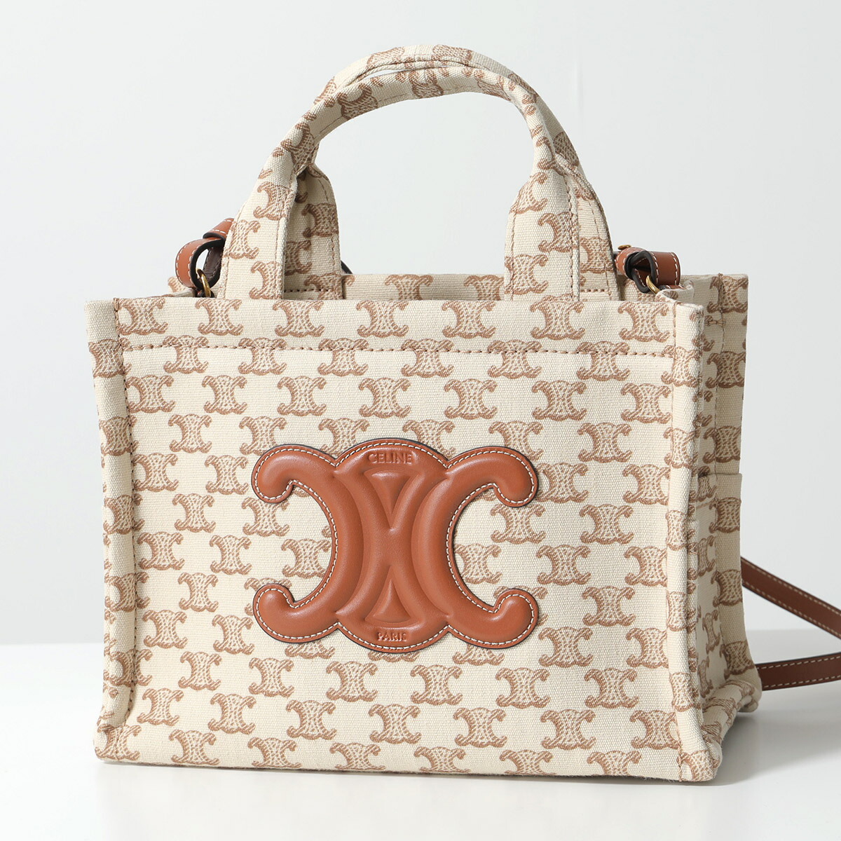 【カラー2色あり♪】CELINE Small Triomphe レザー ショルダー tamaya0078_5048
