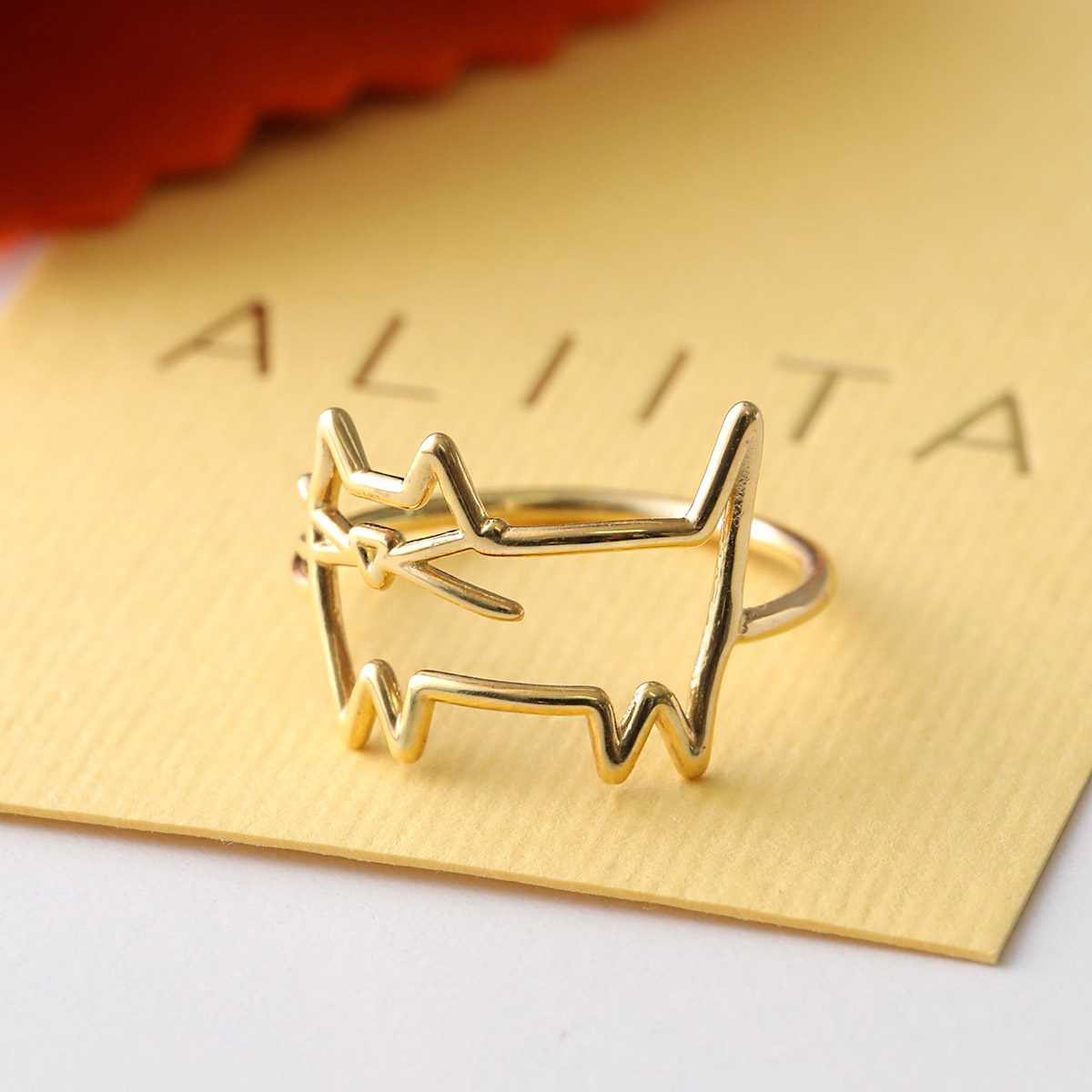 Ron Herman ALIITA Cat ネックレス 9K 猫モチーフ キャット ネックレス｜ALIITA(アリータ)｜Ron Herman