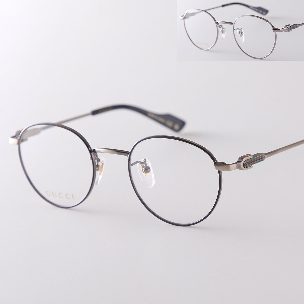 GUCCI グッチ メガネ GG1613OJ レディース ボストン型 クリングスタイプ メタルフレーム 細フレーム ロゴ めがね 眼鏡 伊達メガネ アイウェア カラー2色