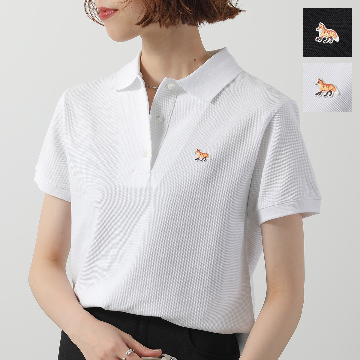 RLX ベア刺繍　ポロシャツ Mサイズ ホワイト coen スポーツベア刺繍ポロシャツ - ファッション通販 MAGASEEK
