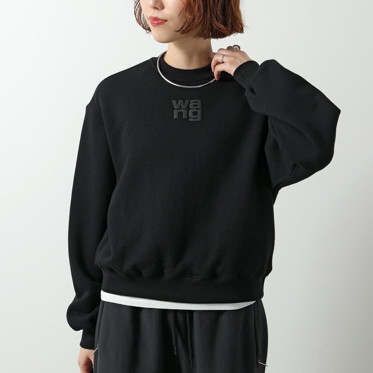 アレキサンダーワン　スウェット　黒 楽天市場】ALEXANDER WANG アレキサンダーワン スウェットシャツ